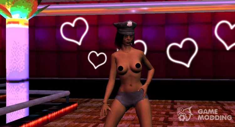 New stripper cop for GTA San Andreas