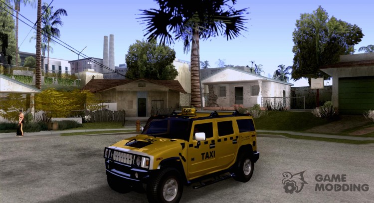AMG H2 HUMMER TAXI для GTA San Andreas