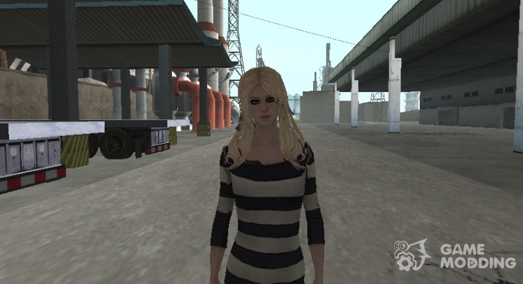 La joven rubia para GTA San Andreas