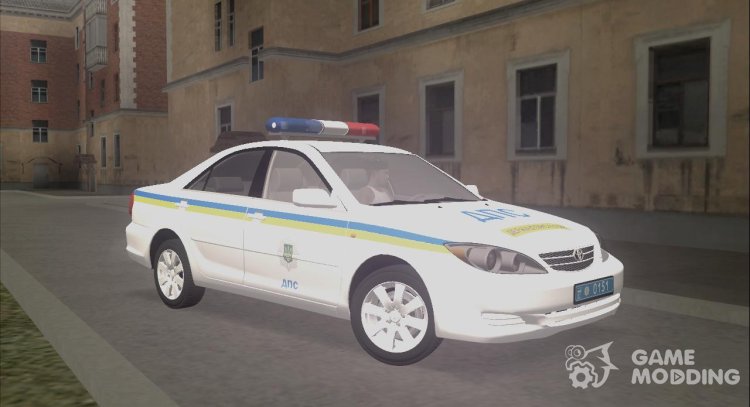 Toyota Camry 2004 Policía De Ucrania para GTA San Andreas