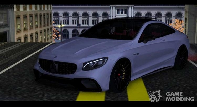 Mercedes-Benz S63 AMG Black for GTA San Andreas