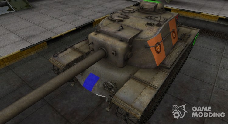 High-quality skin for T110E4 for World Of Tanks