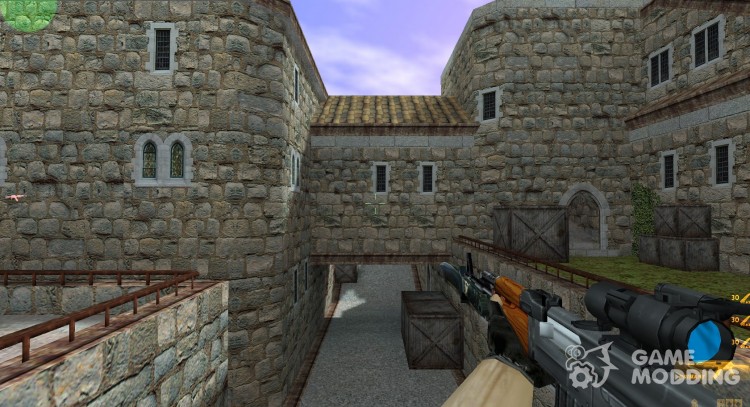 Пользовательские АК-47 на Llezer шкалу для Counter Strike 1.6