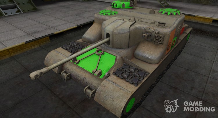 High-quality skin for AT 15A for World Of Tanks