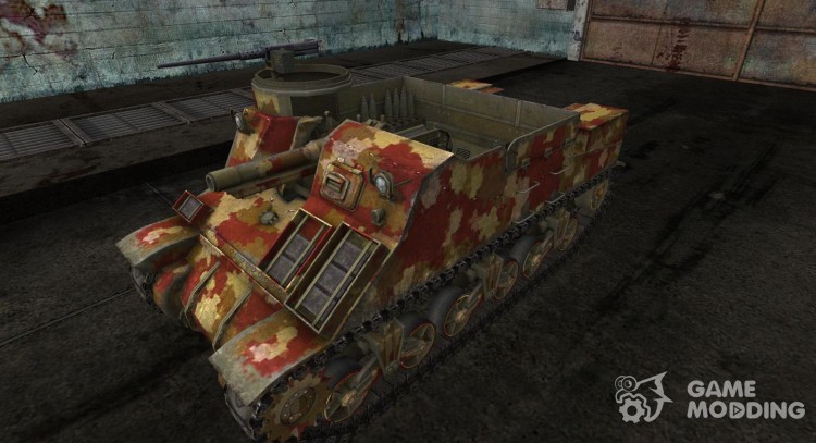 Шкурка для M7 Priest "Desert" для World Of Tanks