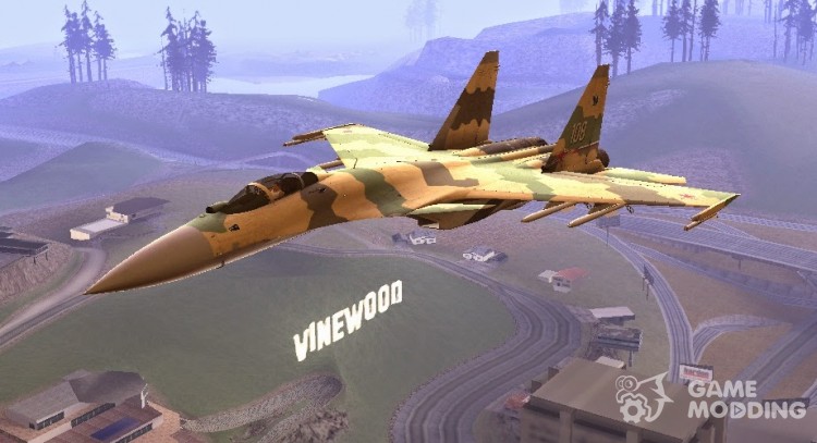 El Su-37 El Ala-F para GTA San Andreas