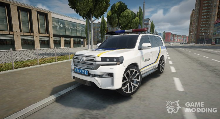 Toyota Land Cruiser 200 Policía De Ucrania para GTA San Andreas