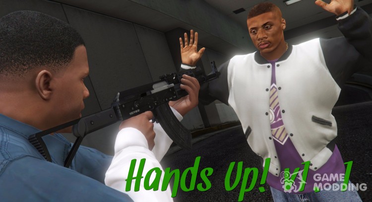 Hands Up  v1.1 для GTA 5
