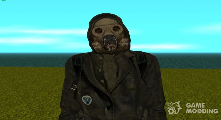 Miembro del grupo de Peregrinos con chaqueta de cuero de S. T. A. L. K. E. R v. 2 para GTA San Andreas