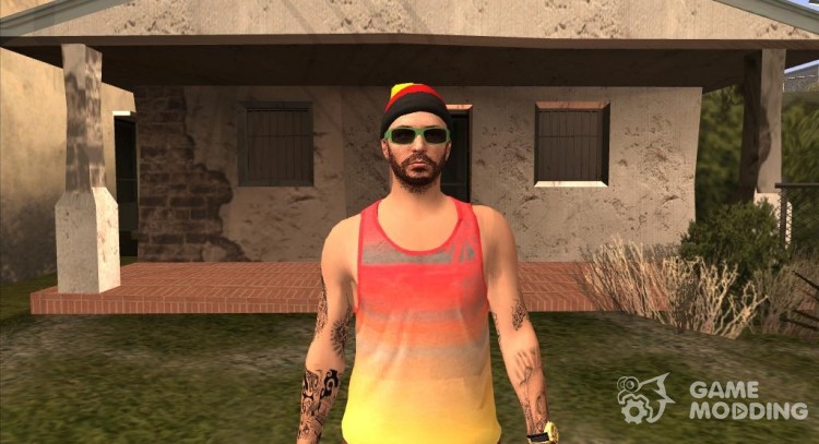 Пляжный парень из GTA Online для GTA San Andreas