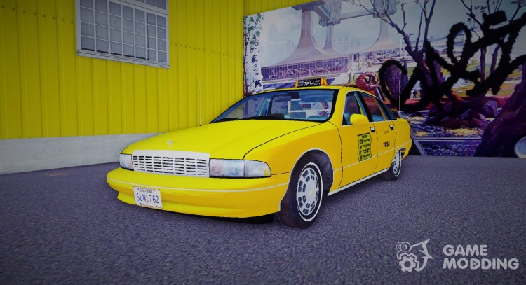 Chevrolet Caprice 1991 Taxi для GTA 3