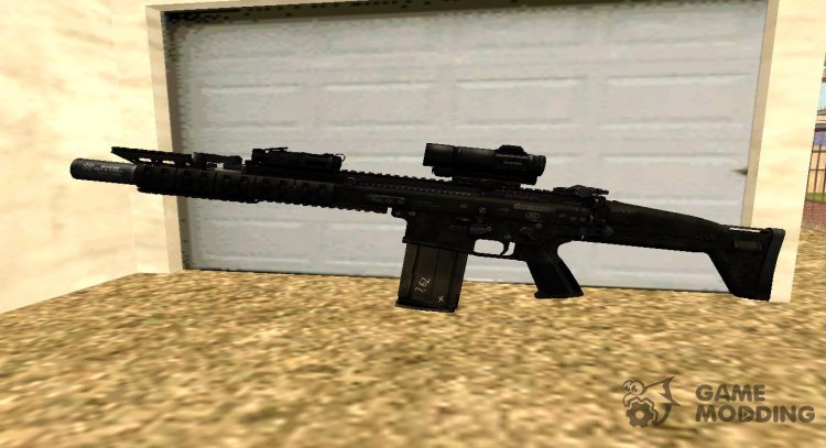 Contract Wars SCAR-H for GTA San Andreas