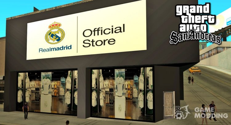 El Real Madrid Store para GTA San Andreas