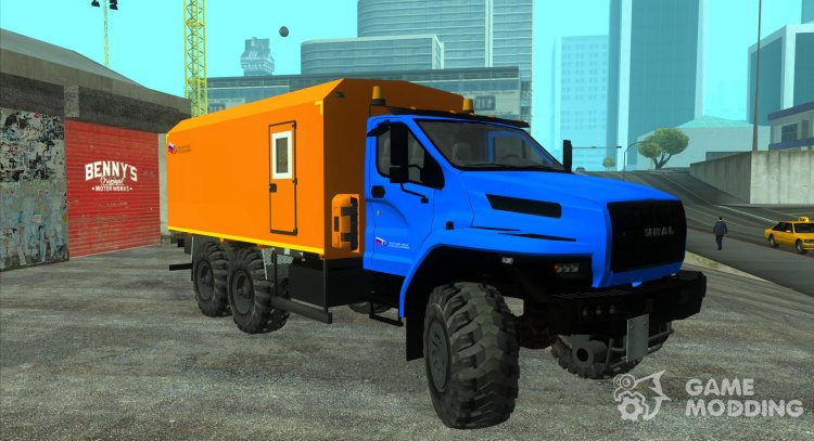 Урал Next для перевозки Взрывчатых Веществ УЗСТ для GTA San Andreas