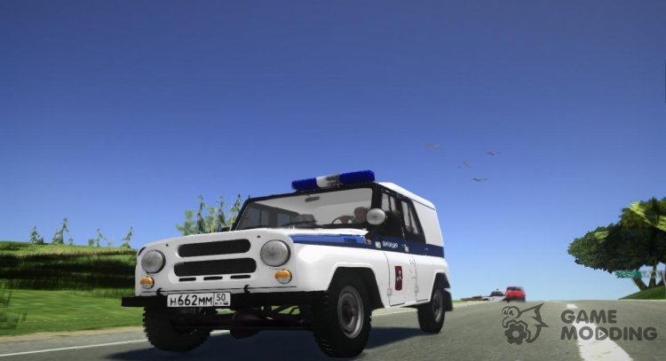 El uaz-31514 la Policía 2000-s para GTA San Andreas