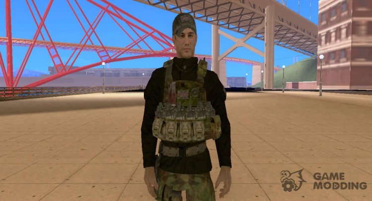 A character from COD4 for GTA San Andreas
