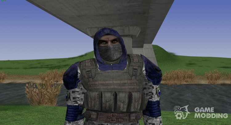 Miembro de la agrupación de cielo Oscuro en TN-1 de S. T. A. L. K. E. R v.2 para GTA San Andreas