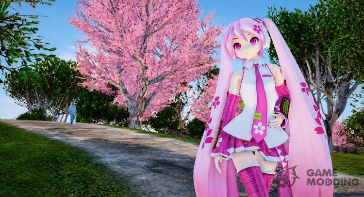 Hatsune Miku - Sakura for GTA San Andreas