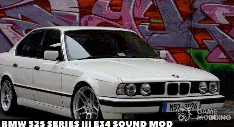 BMW 525 Serie III E34 Sonido mod para GTA San Andreas