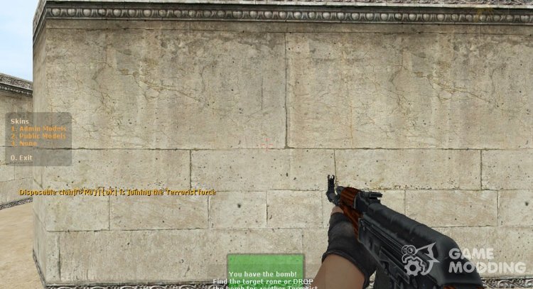 AK47 Deafault T Elite Hands из CSGO для Counter-Strike Source