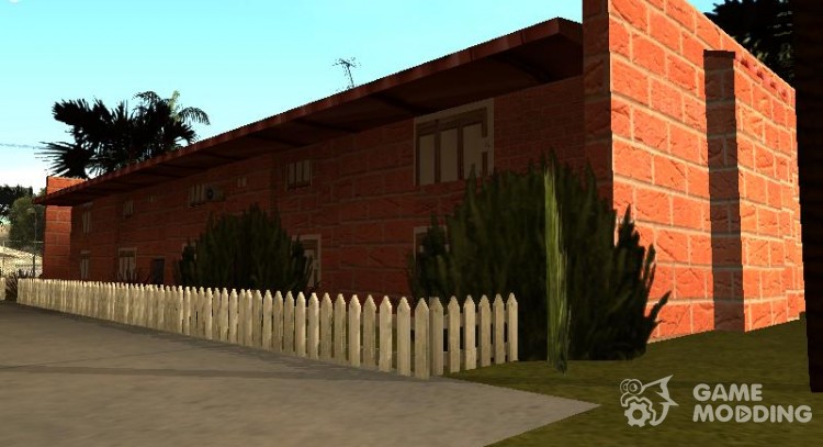 New two-storey houses on texture Grove Street for GTA San Andreas