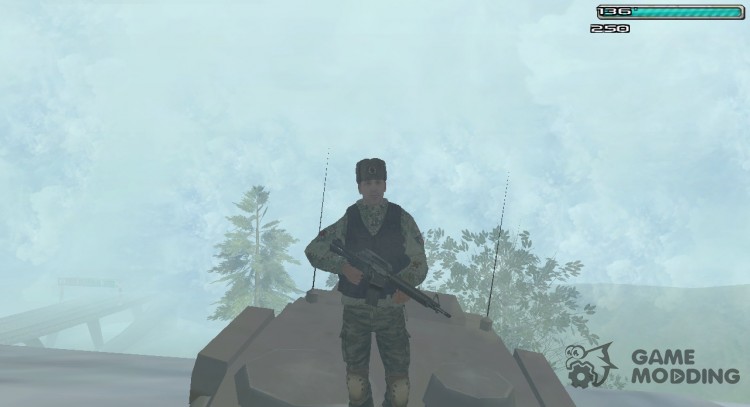 Боец из батальона Призрак для GTA San Andreas
