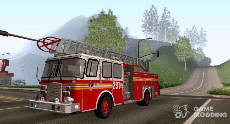 E-One FDNY Ladder 291 для GTA San Andreas