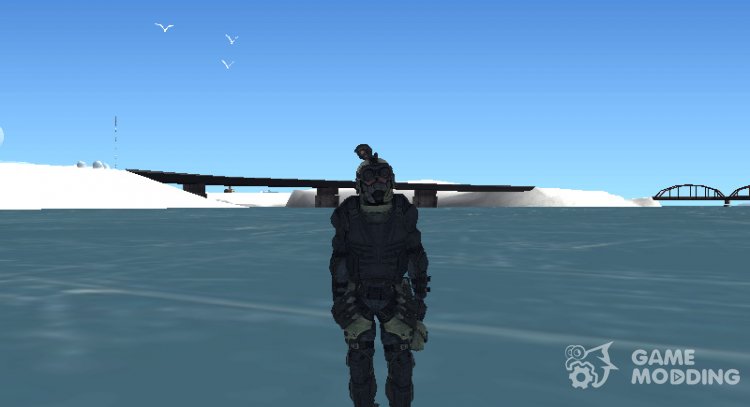 Combatiente de las fuerzas especiales (Jce) de Варфейс para GTA San Andreas