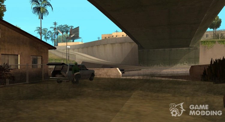 Продавец оружия на Гроув Стрит v3 для GTA San Andreas