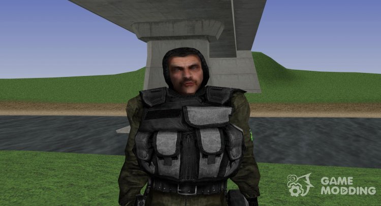 Miembro de la agrupación babosas Negras de S. T. A. L. K. E. R. v.3 para GTA San Andreas