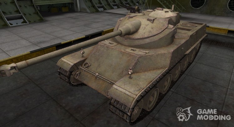 Пустынный французкий скин для AMX 50 100 для World Of Tanks