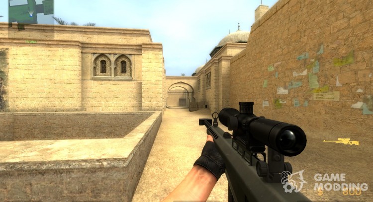 Barret M82 con nuevas animaciones by Sick's para Counter-Strike Source