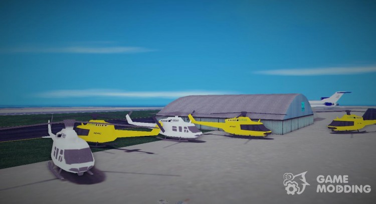 Nuevas texturas de transporte aéreo en el aeropuerto para GTA 3