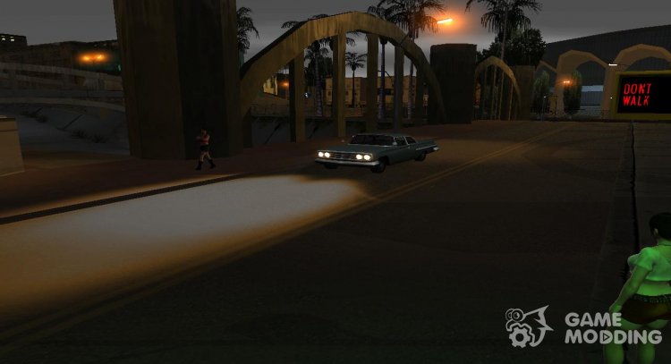 Particle.txd Yellow Lights para GTA San Andreas