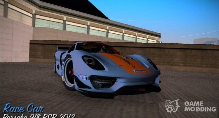 Porsche 918 RSR 2012 для GTA Vice City