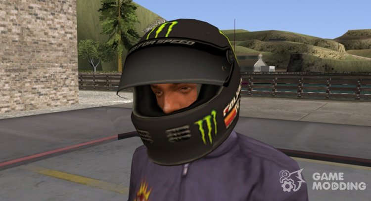 Racing Helmet Monster для GTA San Andreas