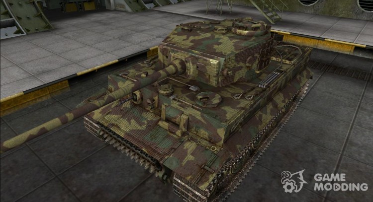 The skin for the Pz VI Tiger for World Of Tanks