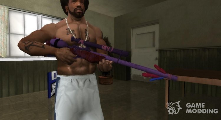 Stylized Dart Sniper for GTA San Andreas