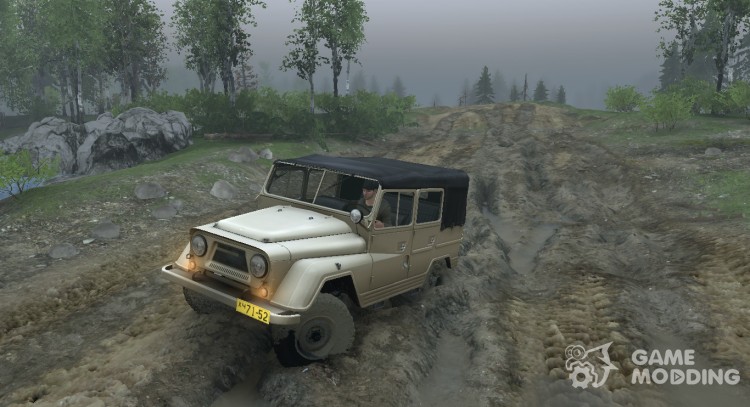 UAZ 460 b for Spintires 2014