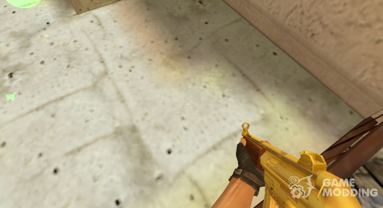 Gold MP-5 for Counter Strike 1.6