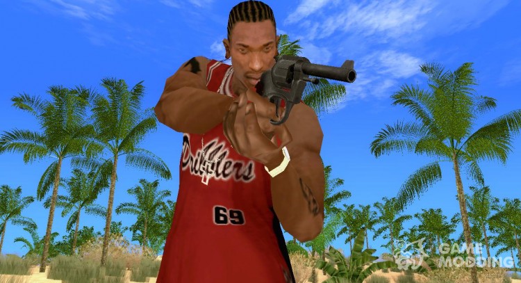 Потёртый Револьвер HD для GTA San Andreas