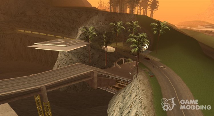 База под мостом на въезде в Сан-Фиерро для GTA San Andreas