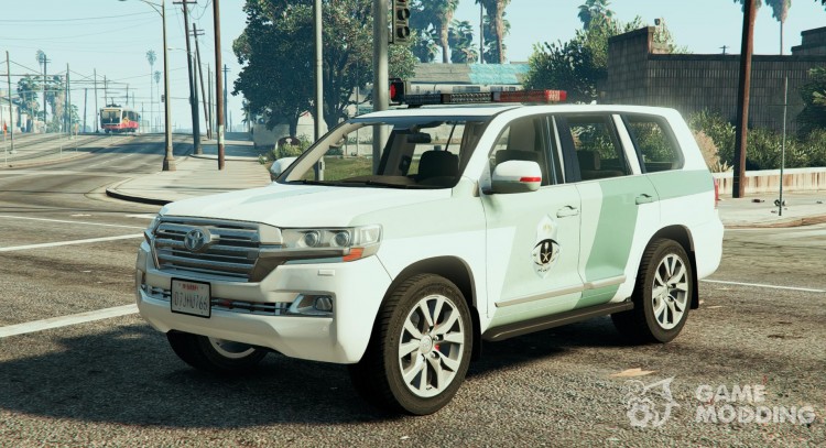 Toyota Land Cruiser Saudi Traffic Police para GTA 5