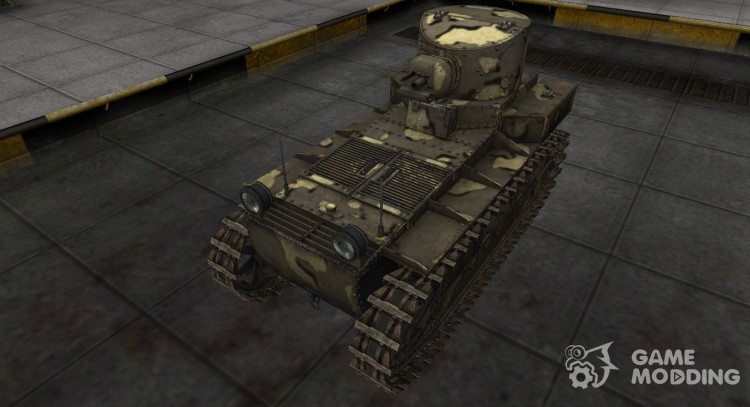 Simple skin T1 Cunningham for World Of Tanks