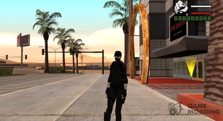 Jill Valentine from RE5 reskin for GTA San Andreas