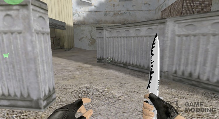 Zebra Knife for Counter Strike 1.6