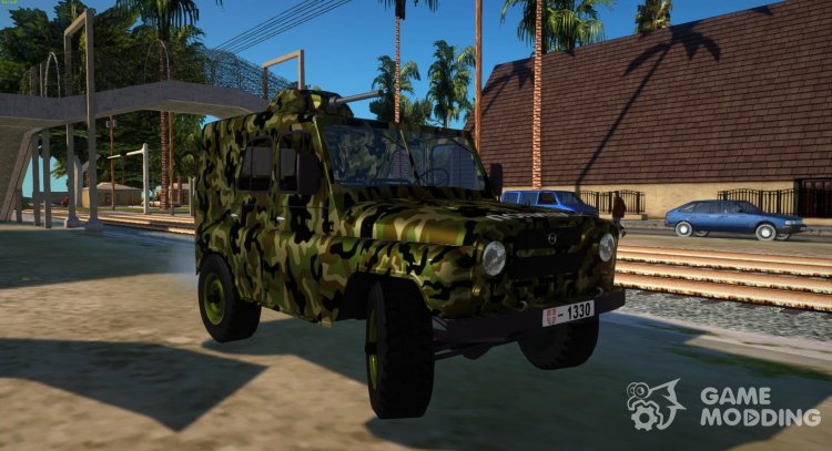 УАЗ-469 Военная полиция Сербии для GTA San Andreas