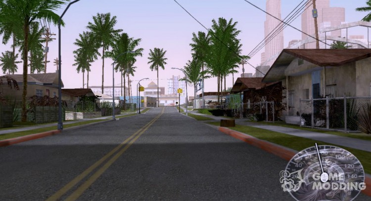 El velocímetro el Jinete de la muerte para GTA San Andreas
