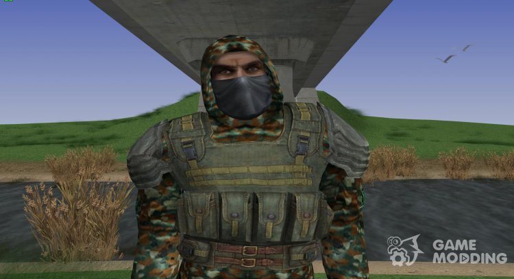 Член группировки Эскадрон Смерти в ЧН-1 из S.T.A.L.K.E.R v.2 для GTA San Andreas