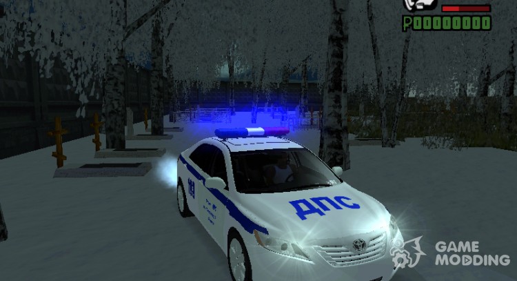 El Toyota Camry de la polica de la región de kurgán para GTA San Andreas